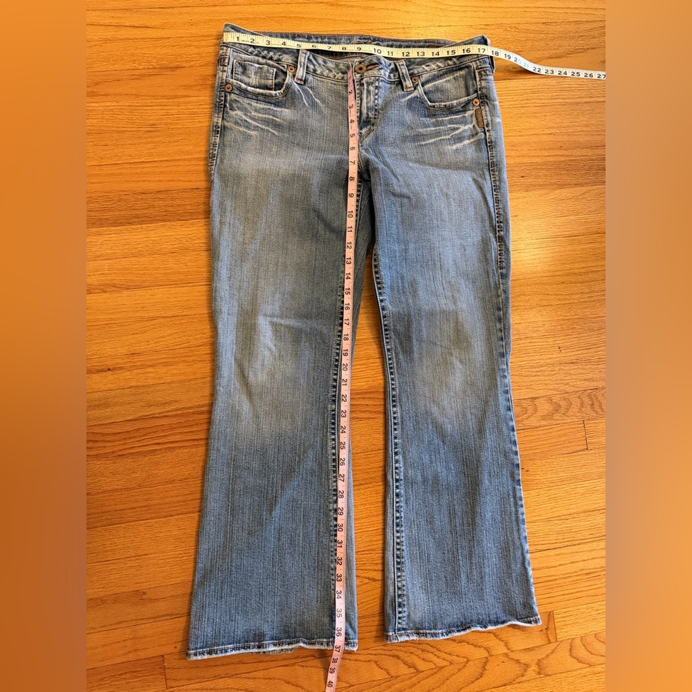 Silver Women's Boot Cut Stretch Jeans 33 x 31 - Picture 5 of 12